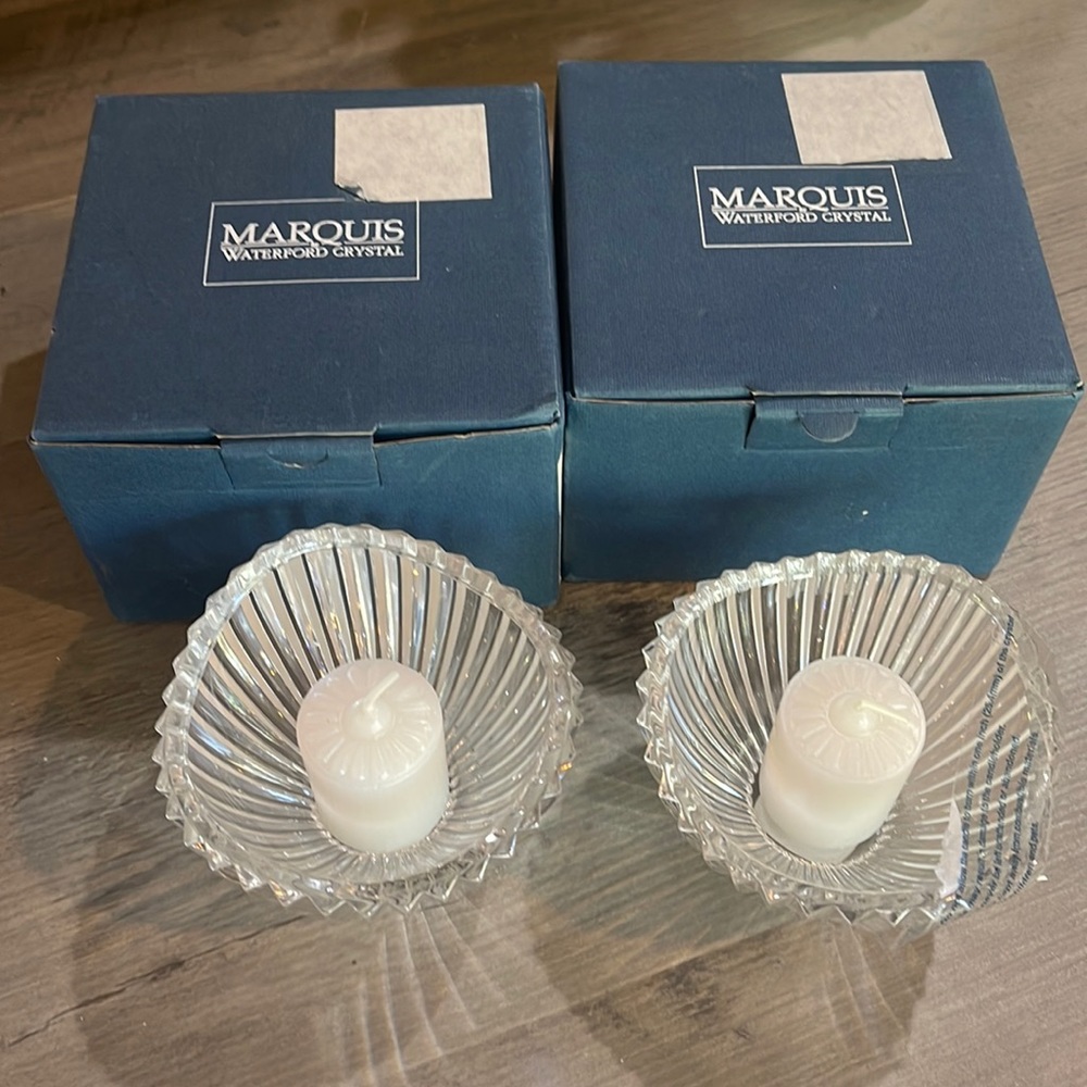 Marquis Waterford  Crystal Bowl / dish. Candle votive.